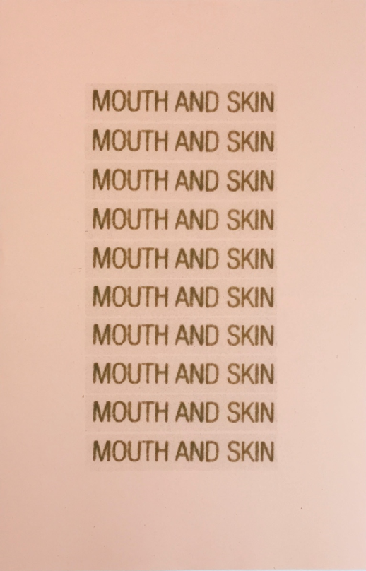 Image: Liz Barr, Mouth and Skin