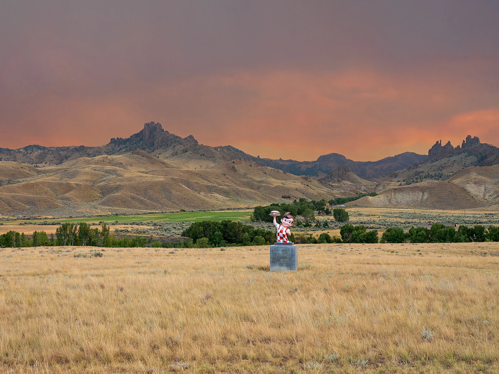 Big Boy, Fishhawk Fire Wyoming, 2019 / 40”x 30” / HD C-print, Acrylic Mount