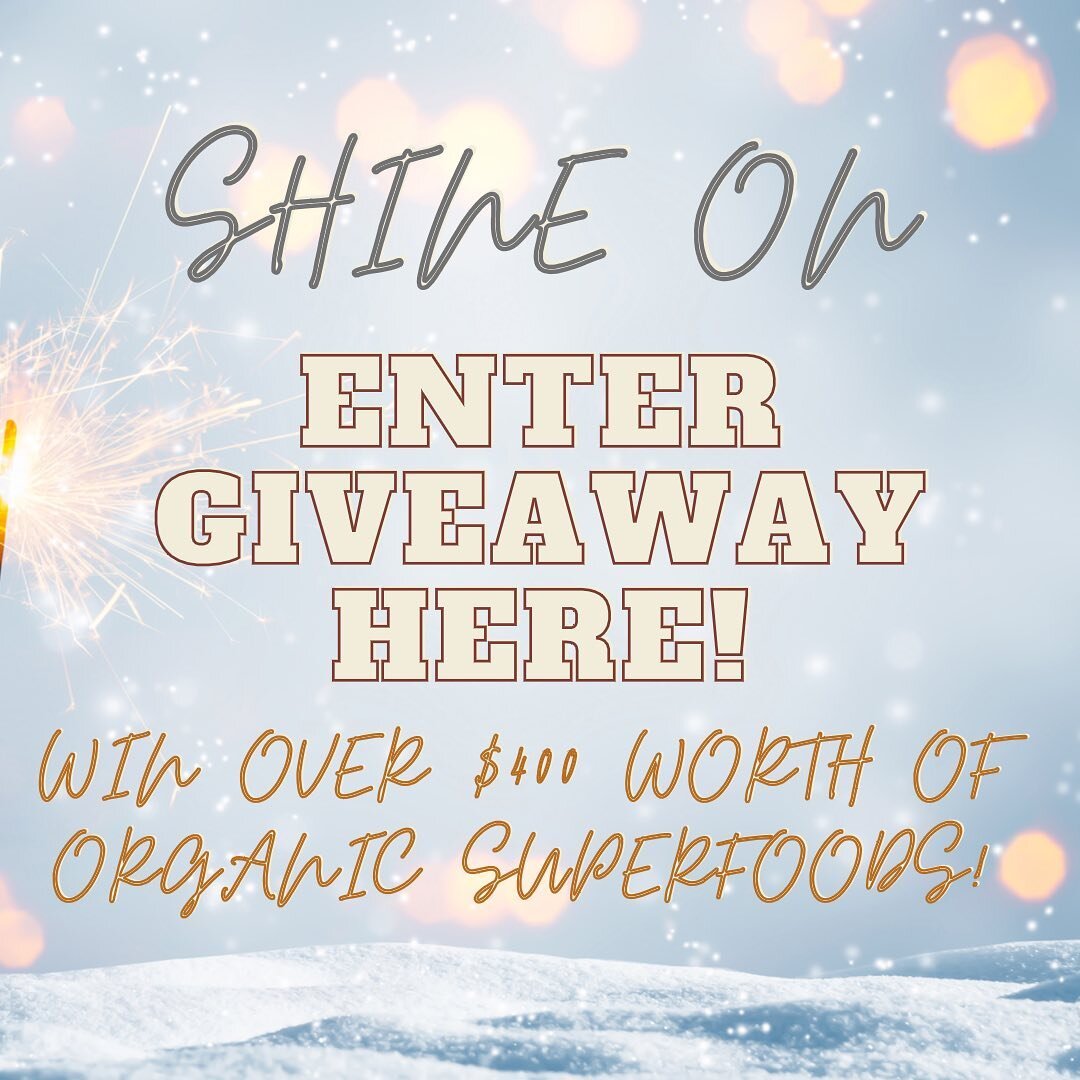 ✨ Giveaway ✨

Our Shine On community health reset starts January 11th (see IGTV previous to this post for details!) and we want to GIFT a package of organic superfoods + optional brand partner kit to one of you! 

The Ultimate Lifestyle Transformatio