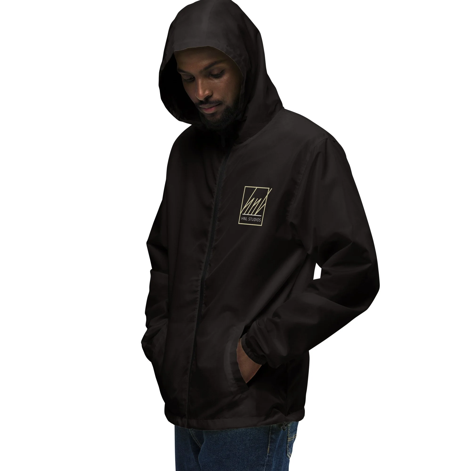 Unisex lightweight zip up windbreaker — HNL STUDIOS