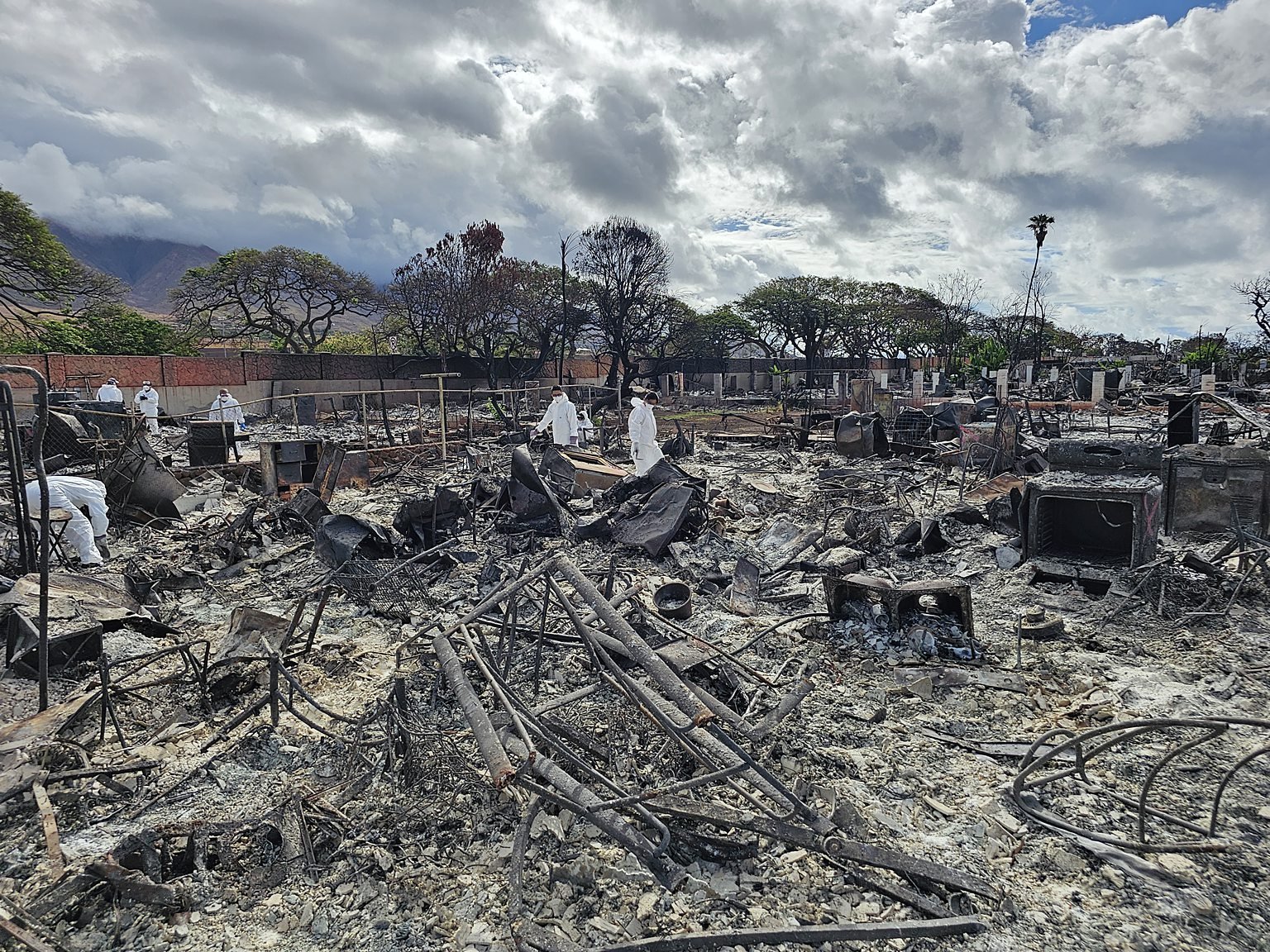 Lahaina home burned after the fire