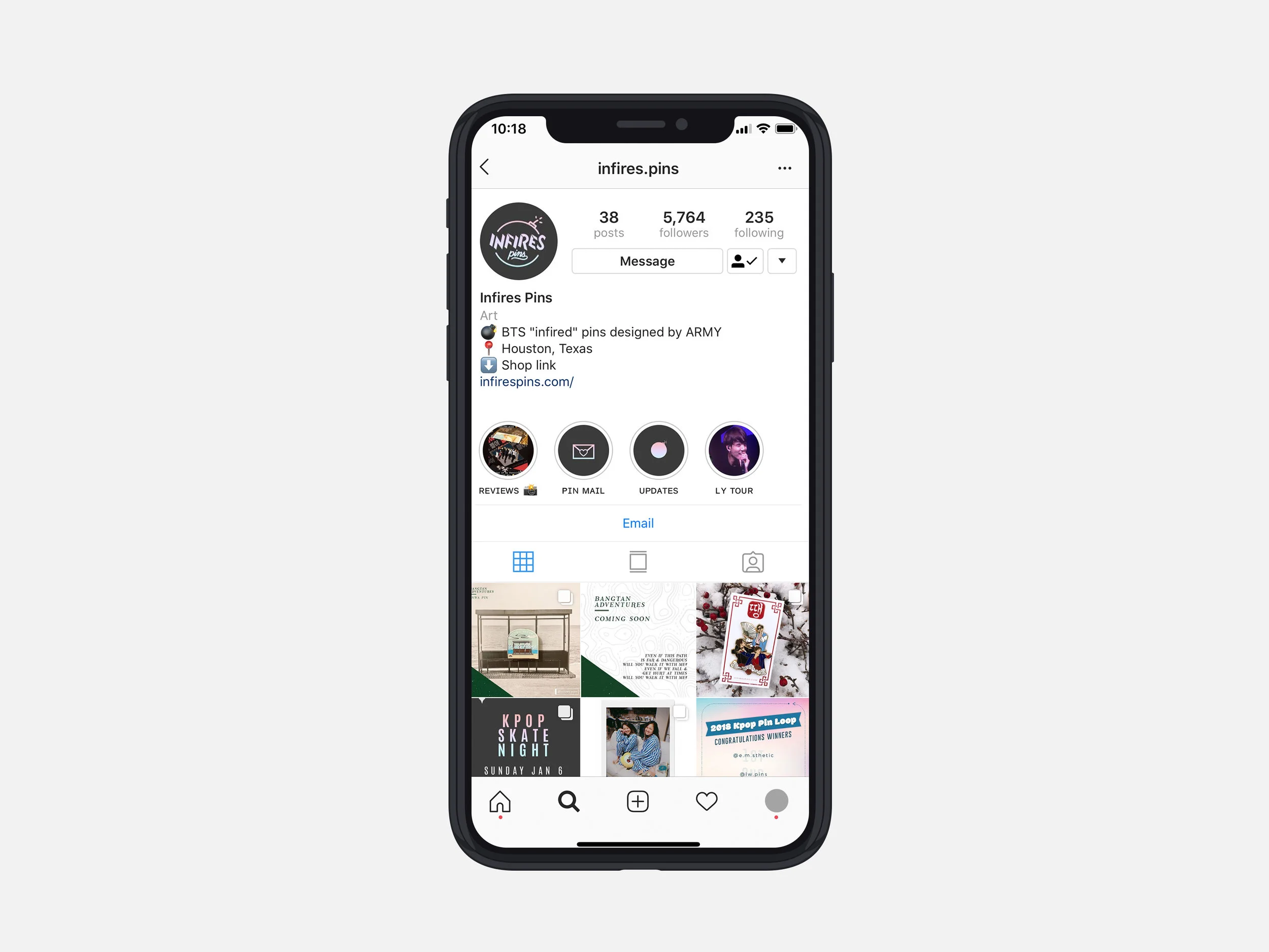Instagram @infires.pins & Twitter @infirespins