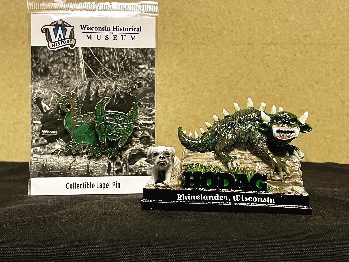 Hodag Statue And Pin