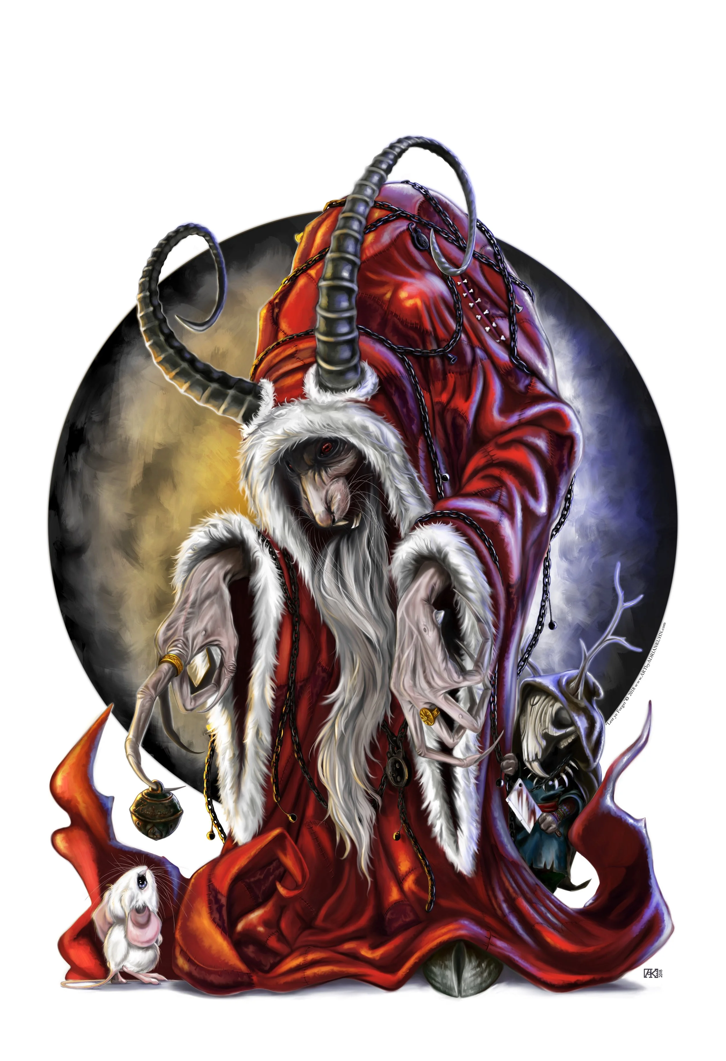 “Lest ye Forget” (Krampus) 13x19
