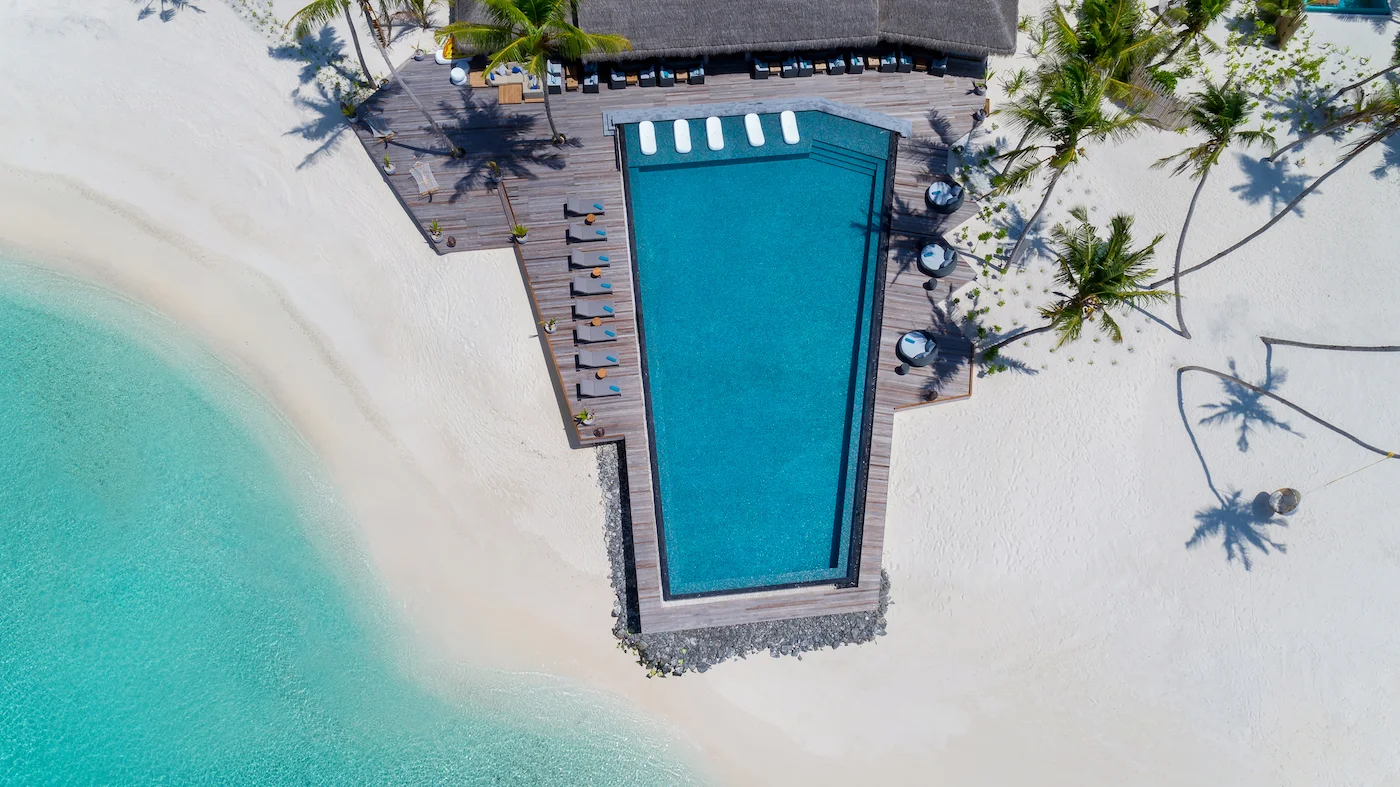 Infinity pool på Fushifaru