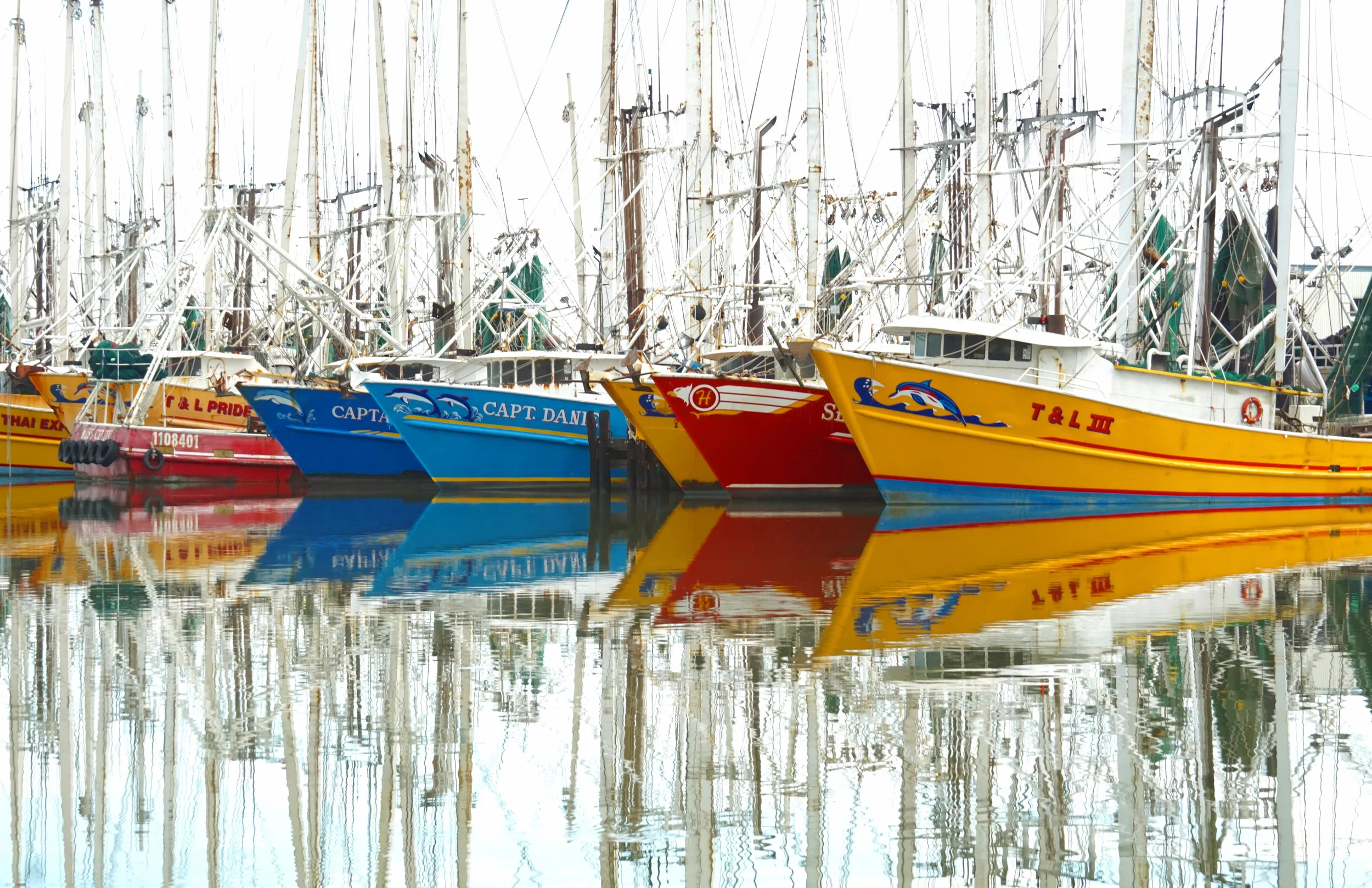 Shrimp Boat Reflections.