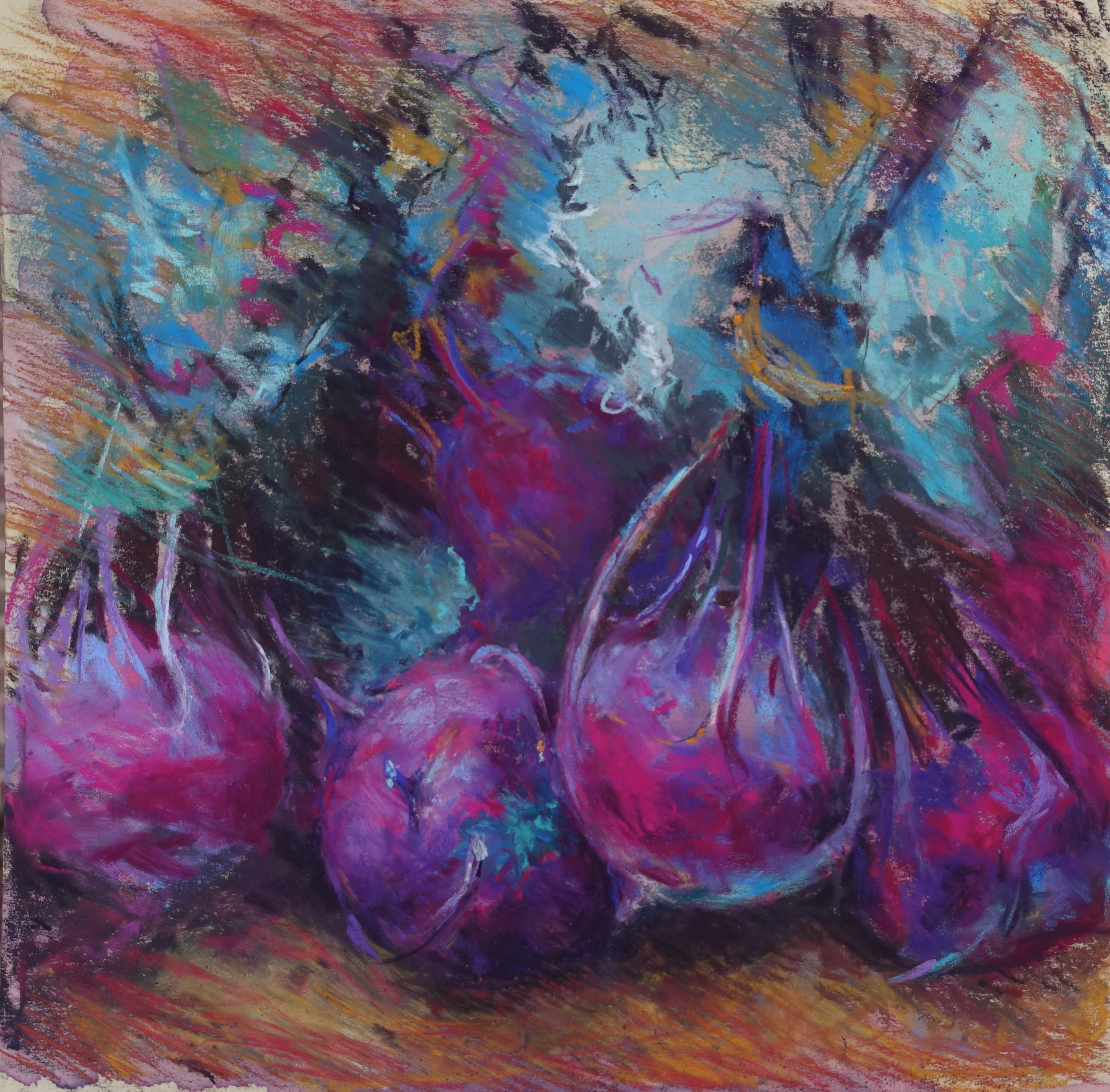 KOHLRABIW. PASTEL.