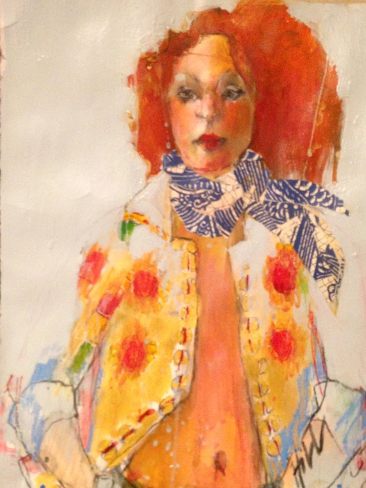 ARTWALKER. MIXED MEDIA. 22 X 28”.