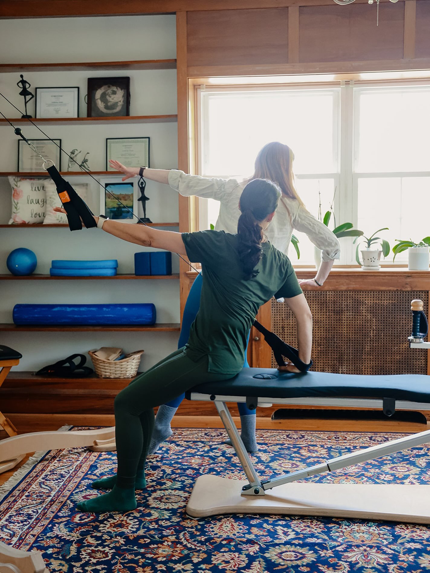 We won&rsquo;t twist and shout, but we will twist and pull! We are officially back in the studio next week 🎉!
&bull;
Check the website for private and group class availability 🙌!
&bull;
#gyrotonic #charlottesville #cvillegyrotonic #themovementbarn 