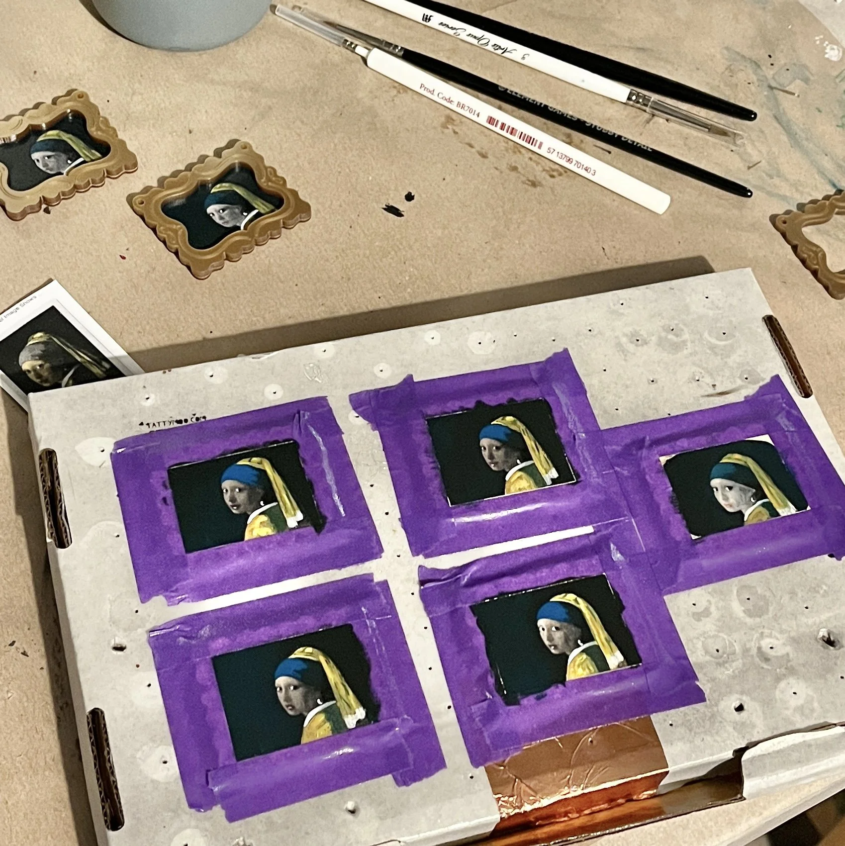 How I Hand Paint Jewellery - Part 3