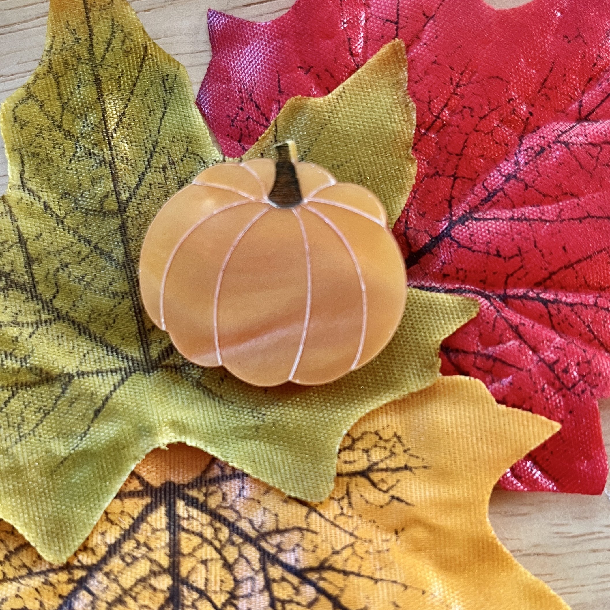 Pumpkin Brooch