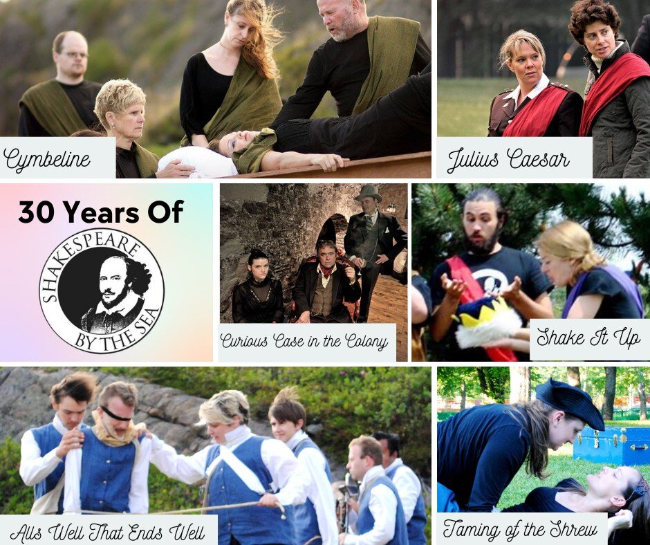 ✨ Shakespeare by the Sea Festival: Celebrating 30 Years in 2023! ✨

Entering our third decade, 2013 and 2014 saw seasons chock full of presentations and new directors to the company, including former cast member Paul Rowe, and former staff members Ia