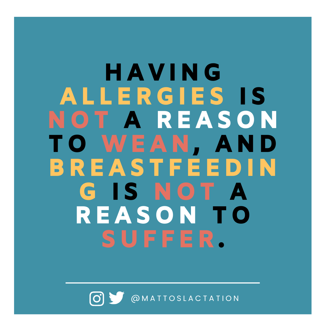 Allergy Medications And Breastfeeding Part One Mattos Lactation
