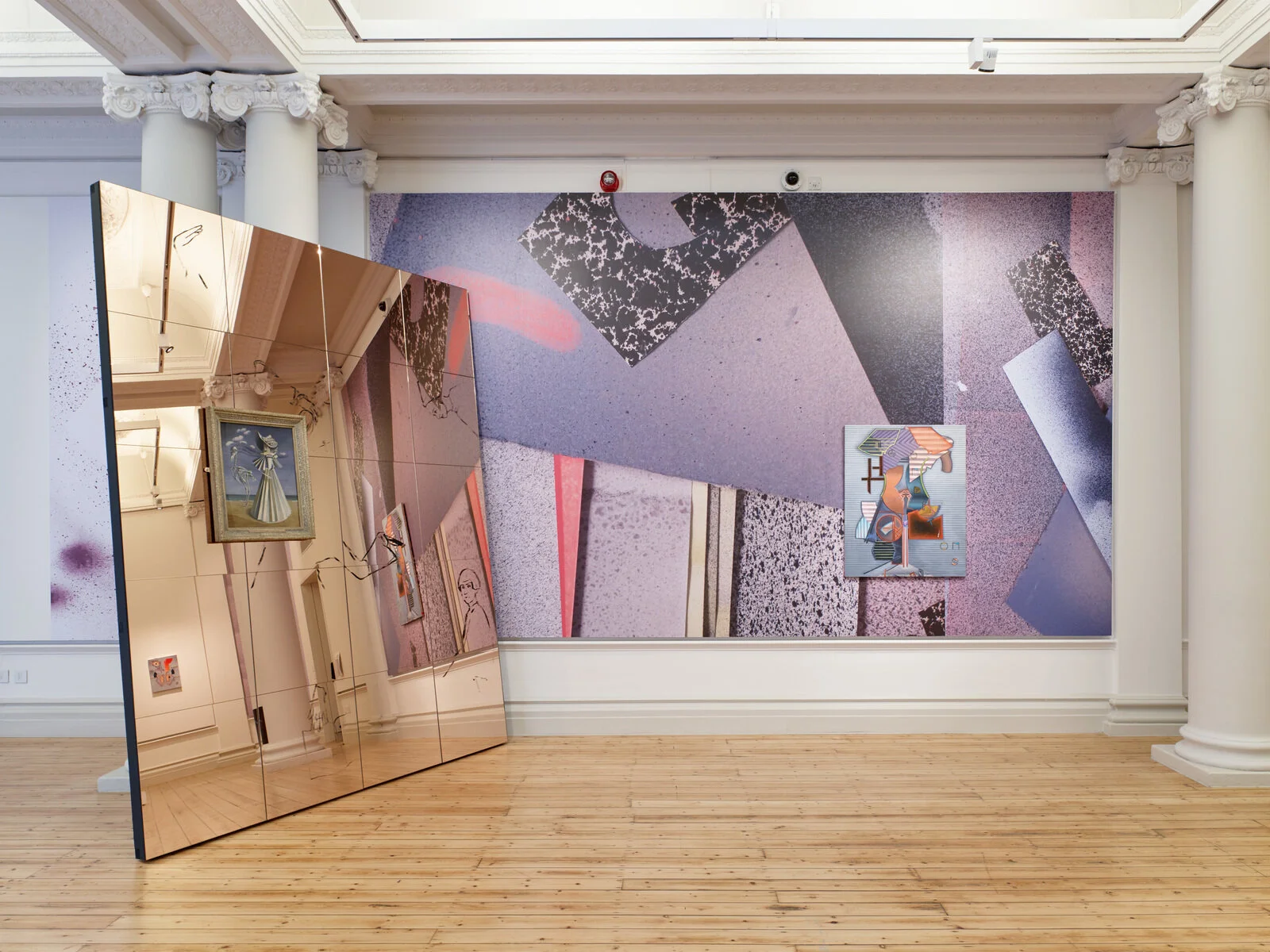 Nadia Hebson, Gravidity & Parity &, solo commission for Exploding Collage. Featuring Alter Ego (c.1940) by Marion Adnams. Photograph Kristien Daem.