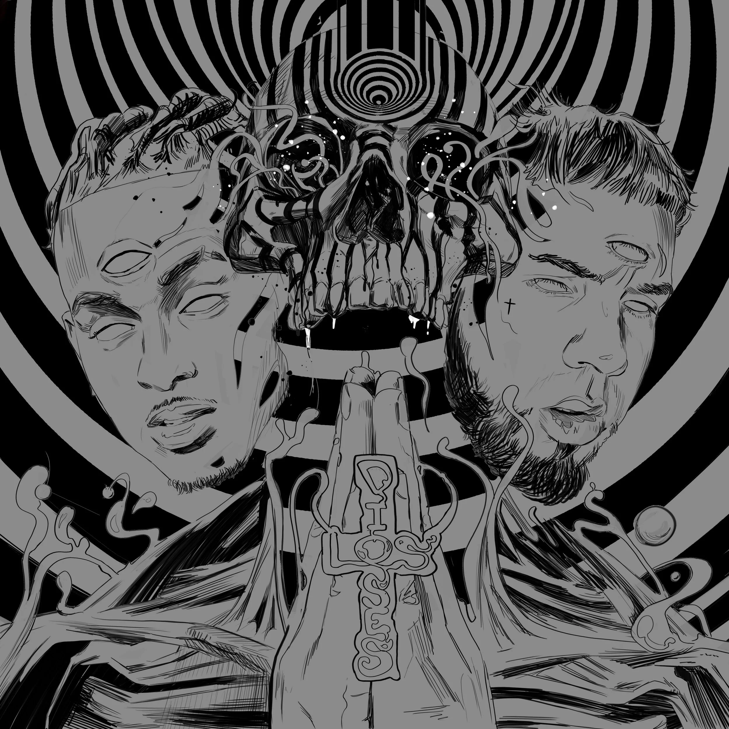 Ozuna x Anuel Los Dioses pencils.jpg