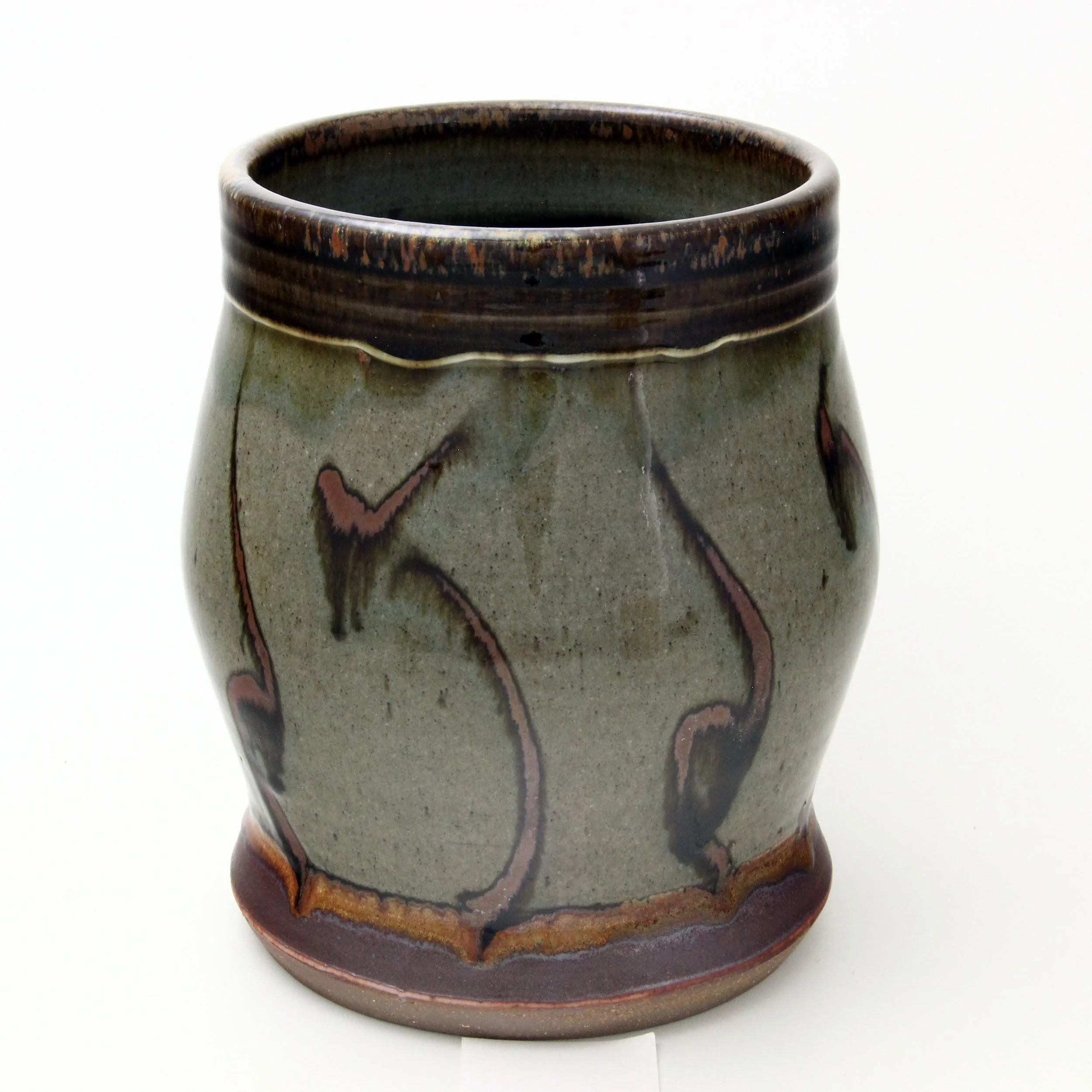 8" Utensil Jar w/ Iron slip trailing