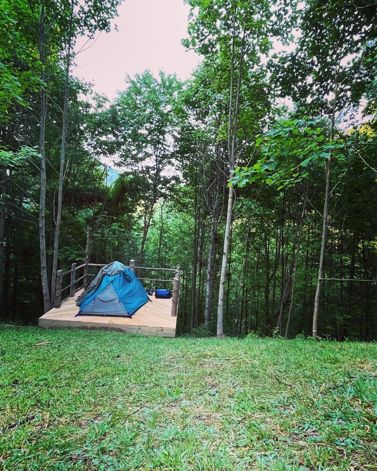 High Cabin tent platform