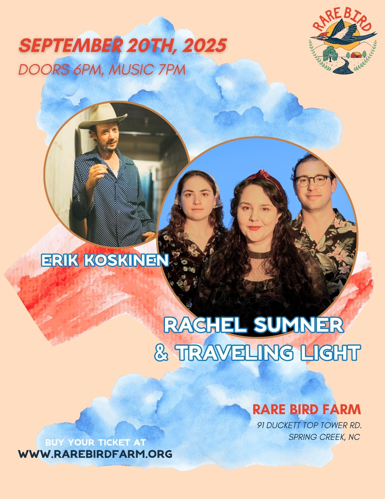 Erik Koskinen + Rachel Sumner &amp; Traveling Light 