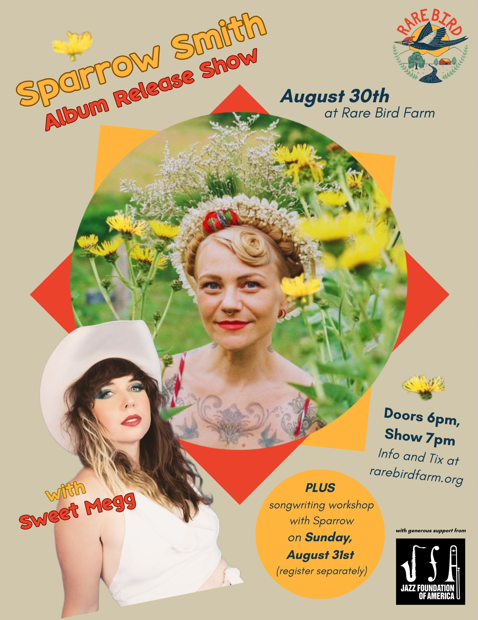 Sparrow Smith: Album Release Concert with Sweet Megg
