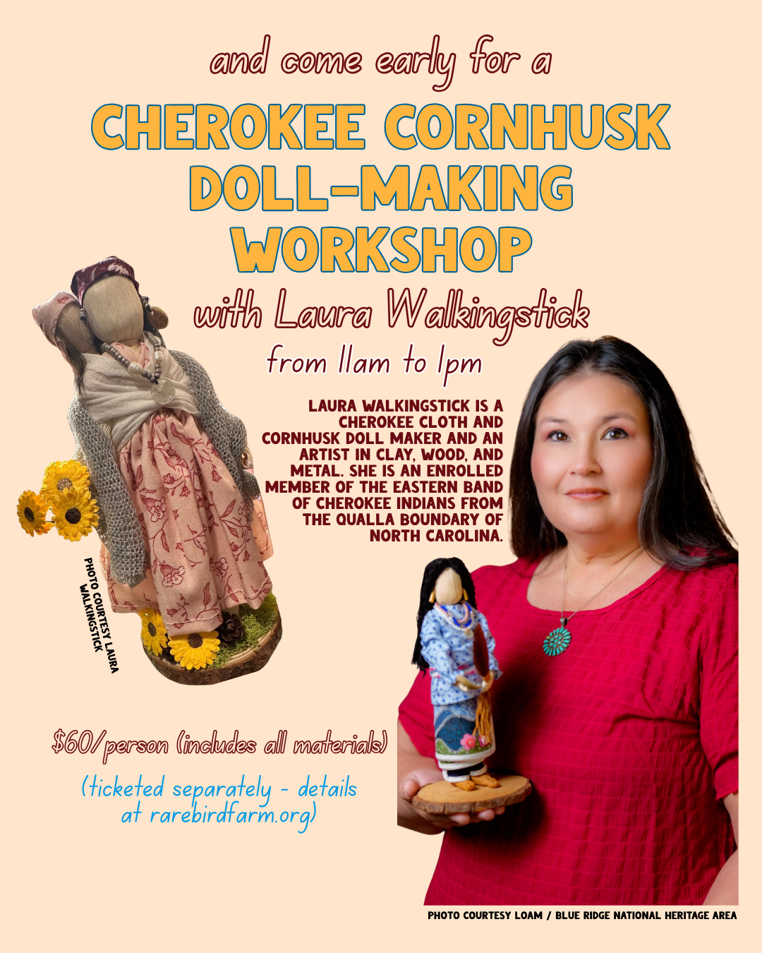 Cornhusk Doll Making Workshop with Laura Walkingstick