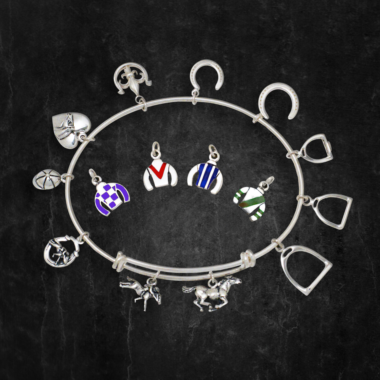 Race Day Charm Bracelet, Darren K. Moore