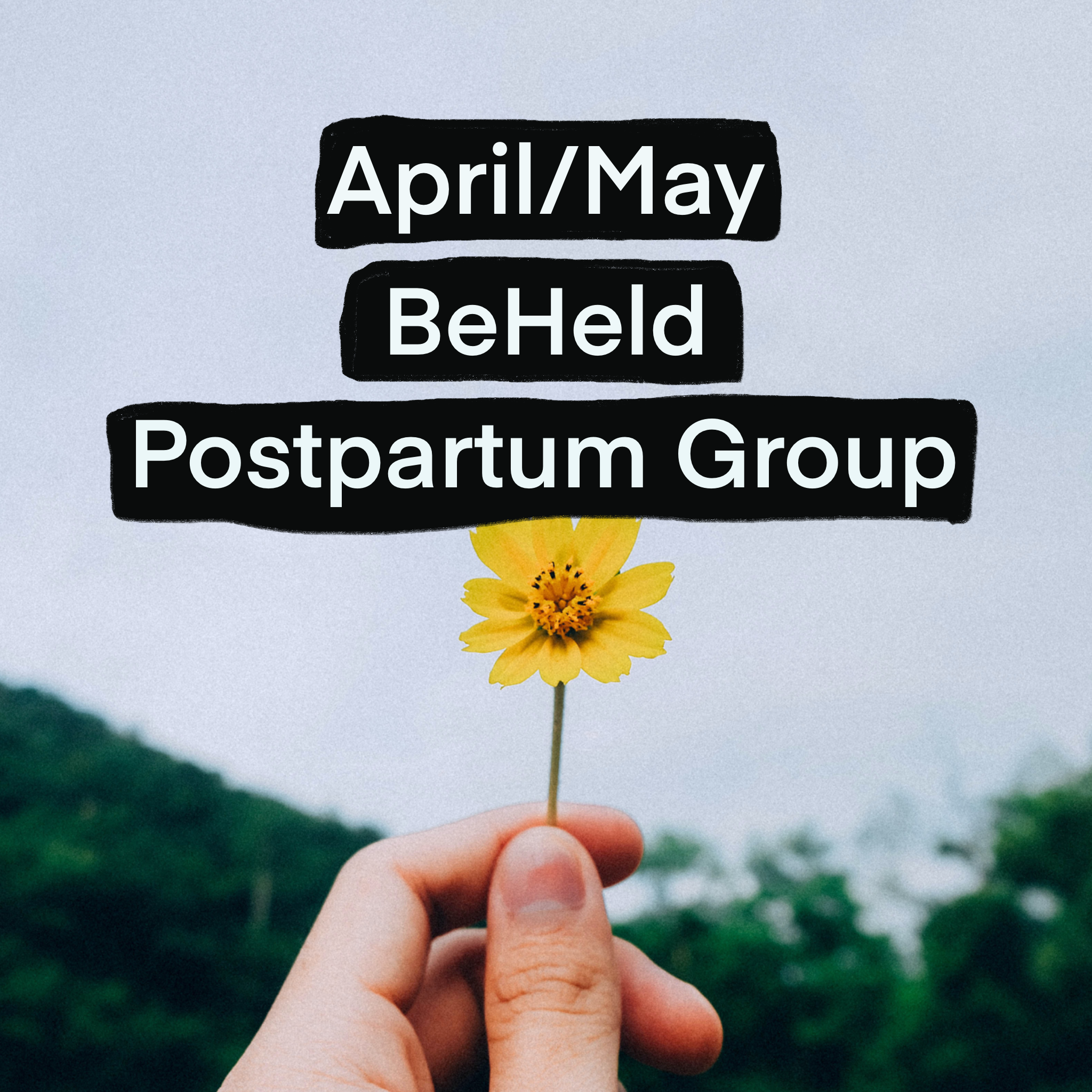 April/May BeHeld Postpartum Support Group