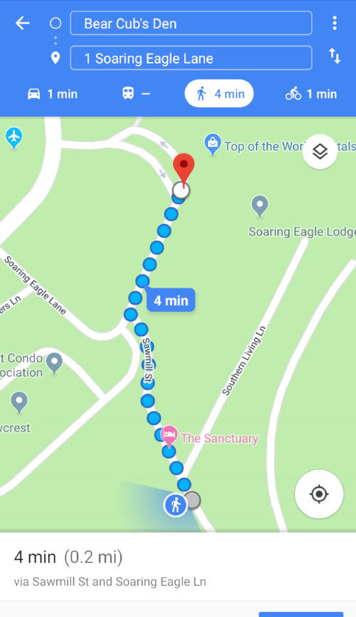 Slope Access Route