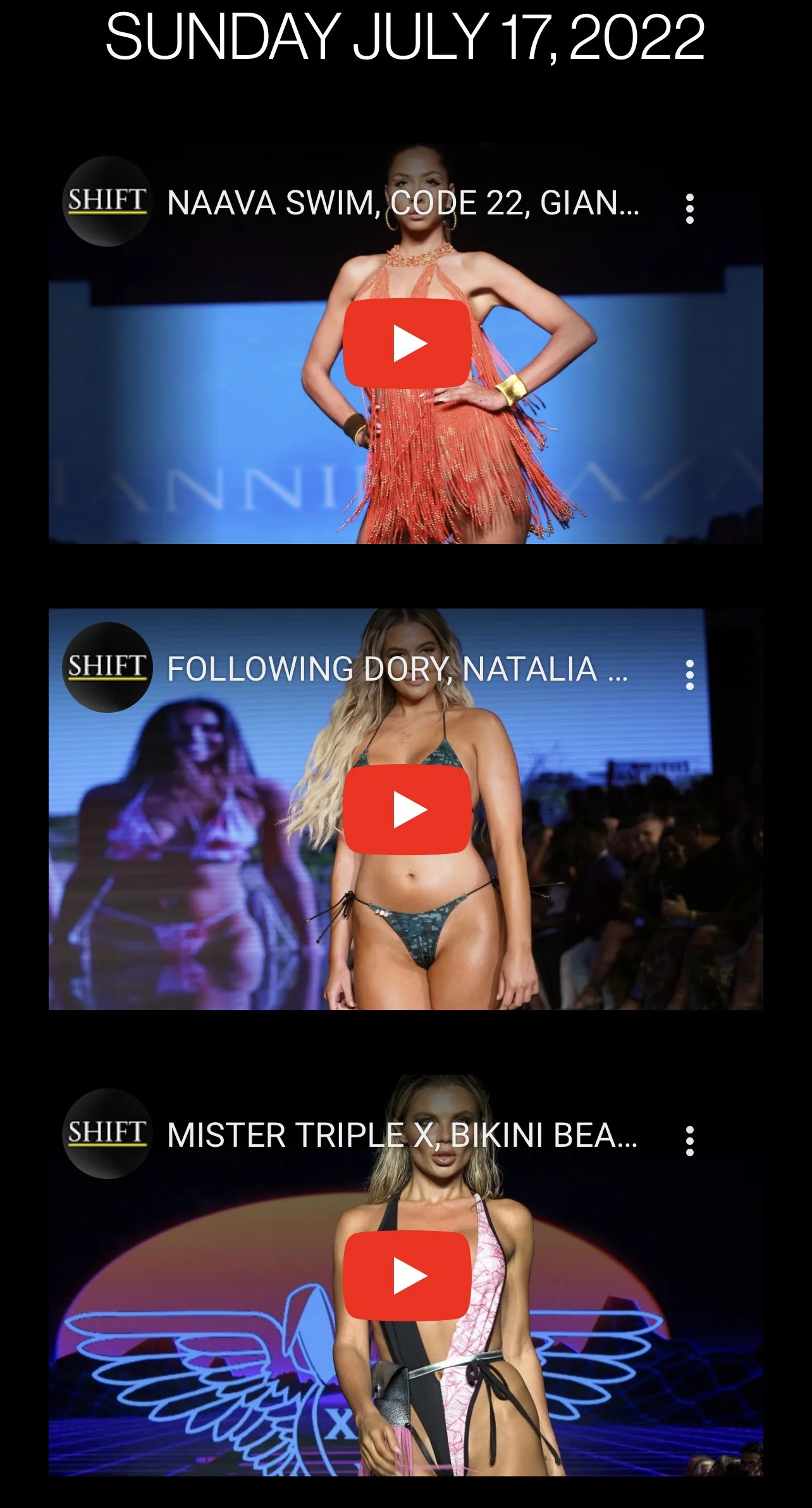 Publication- Shift Swim