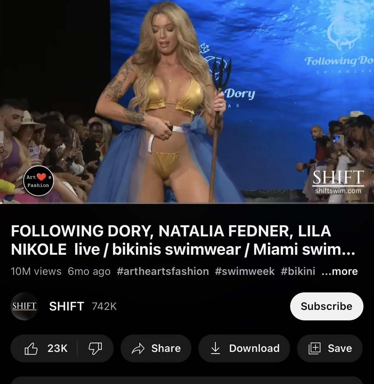 SHIFT SWIM YOUTUBE- 13 Million VIEWS!