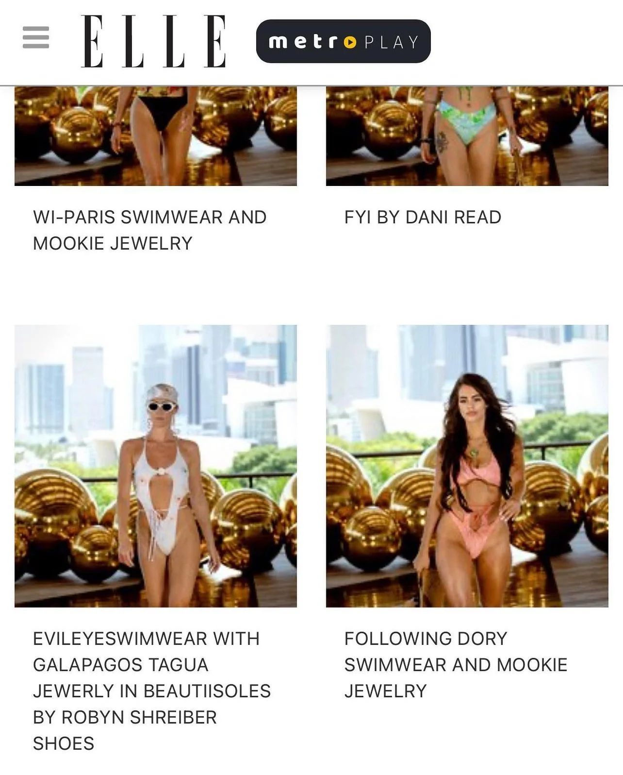 Elle Magazine With Flying Solo