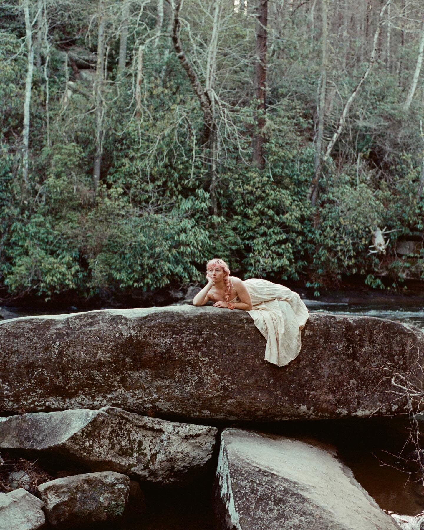 it's me! sitting on a rock in a long dress, as I was put on this earth to do.
 
this is some personal work from when my partner and I traipsed all around Dupont State Forest in North Carolina where they filmed The Hunger Games movie (aka more than ha