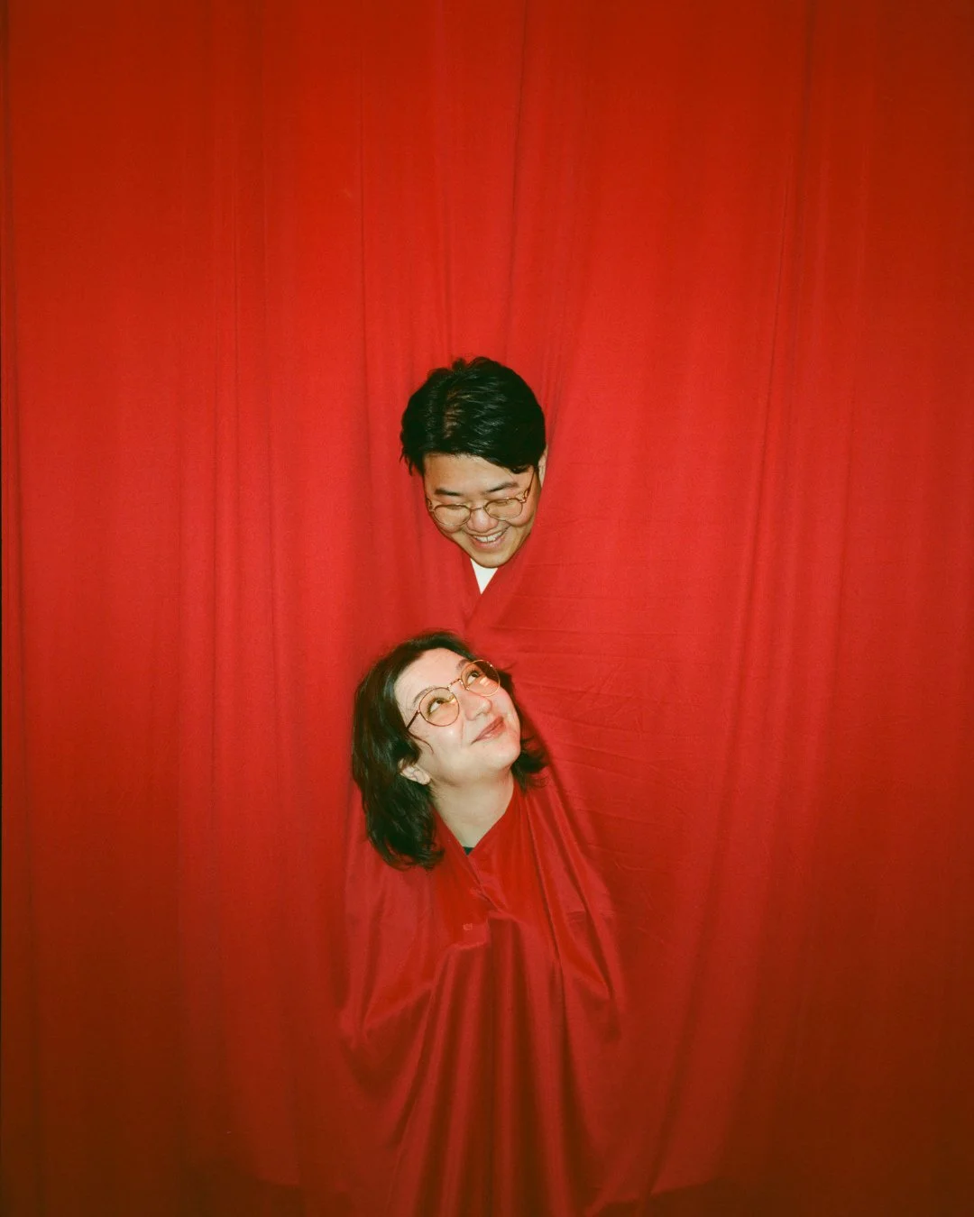 presenting Yanyi + HK, in the most fun, whimsical and sincere engagement session that feels so authenticity them. 💘 ⁠
⁠
when these two came to me with this vision for their engagement session at a valentine's pop-up museum, I was stoked beyond measu