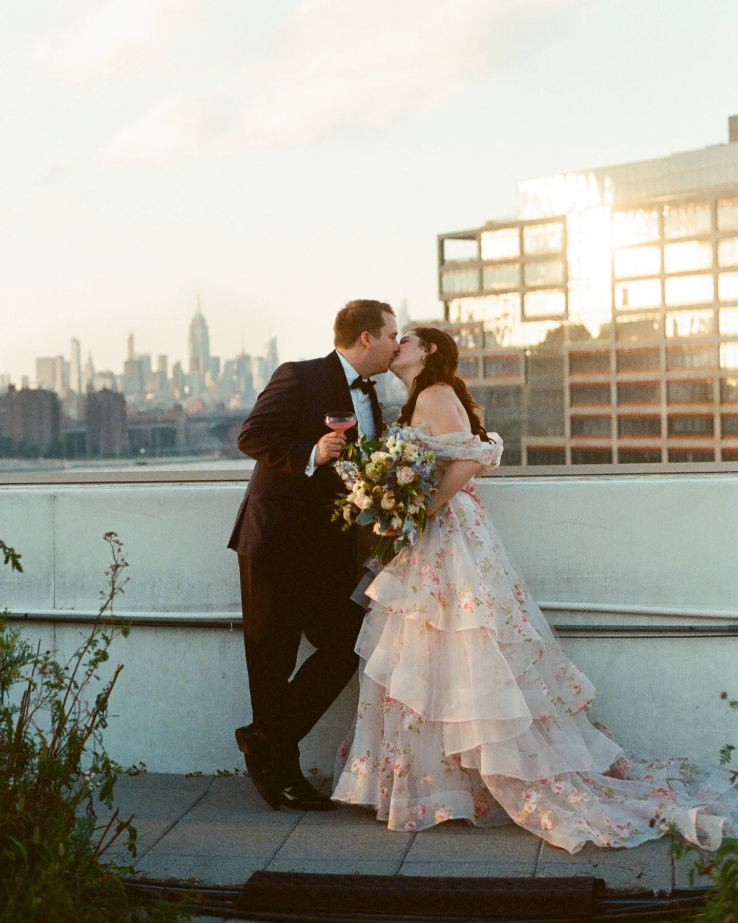 scrapbook of kate + matt's day as I reminisce on sunny warm evenings in the city ☀️ they are soooo close, I know we'll be sweatin' before we know it. but thats warmth does bring rooftop weddings like this, so I welcome it with open arms ♡ ⁠
⁠
vendor 