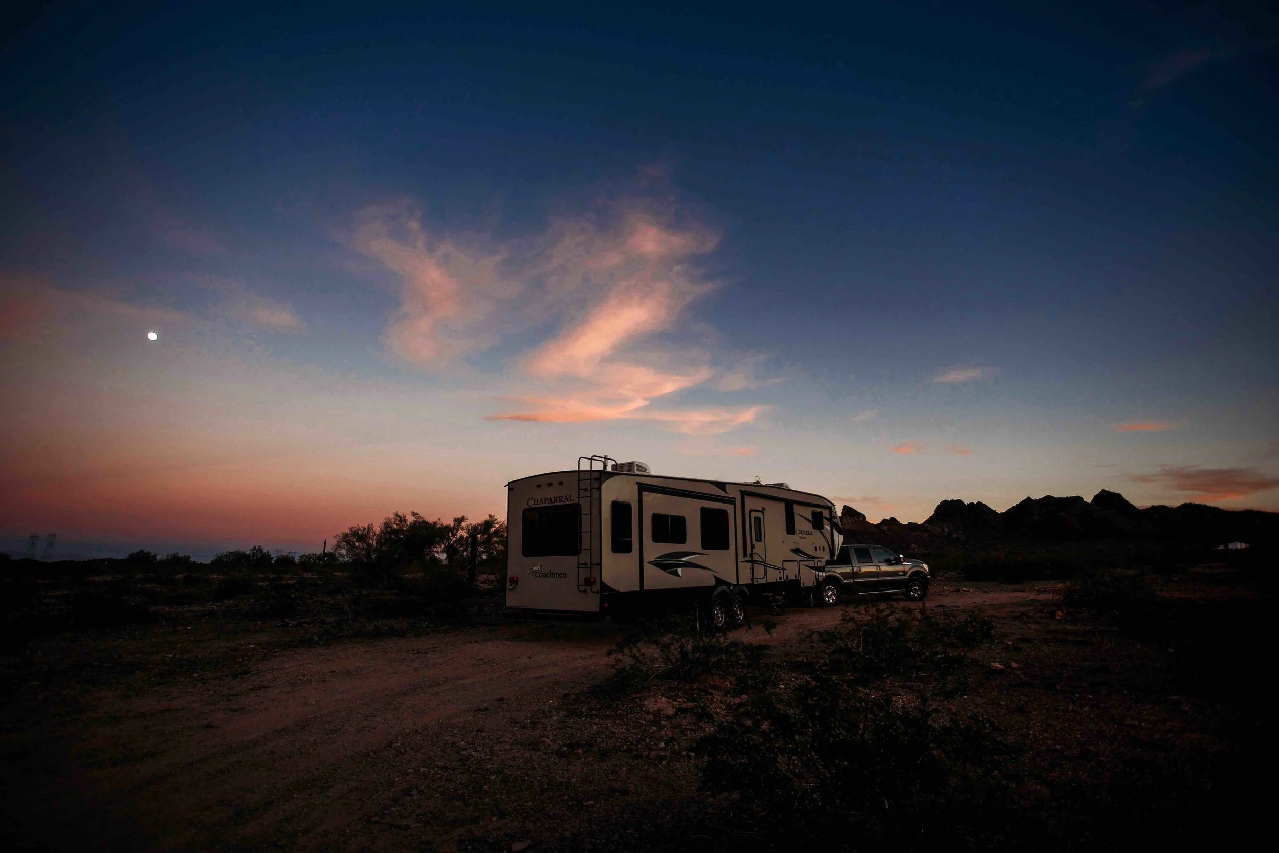 Boondocking on BLM land in AZ
