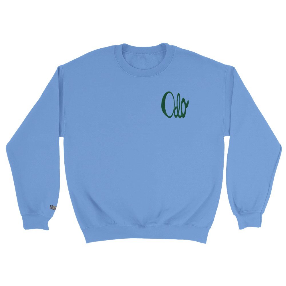 Odo (Love) Classic Unisex Crewneck Jumper_Tatami Stitch Design Carolina Blue
