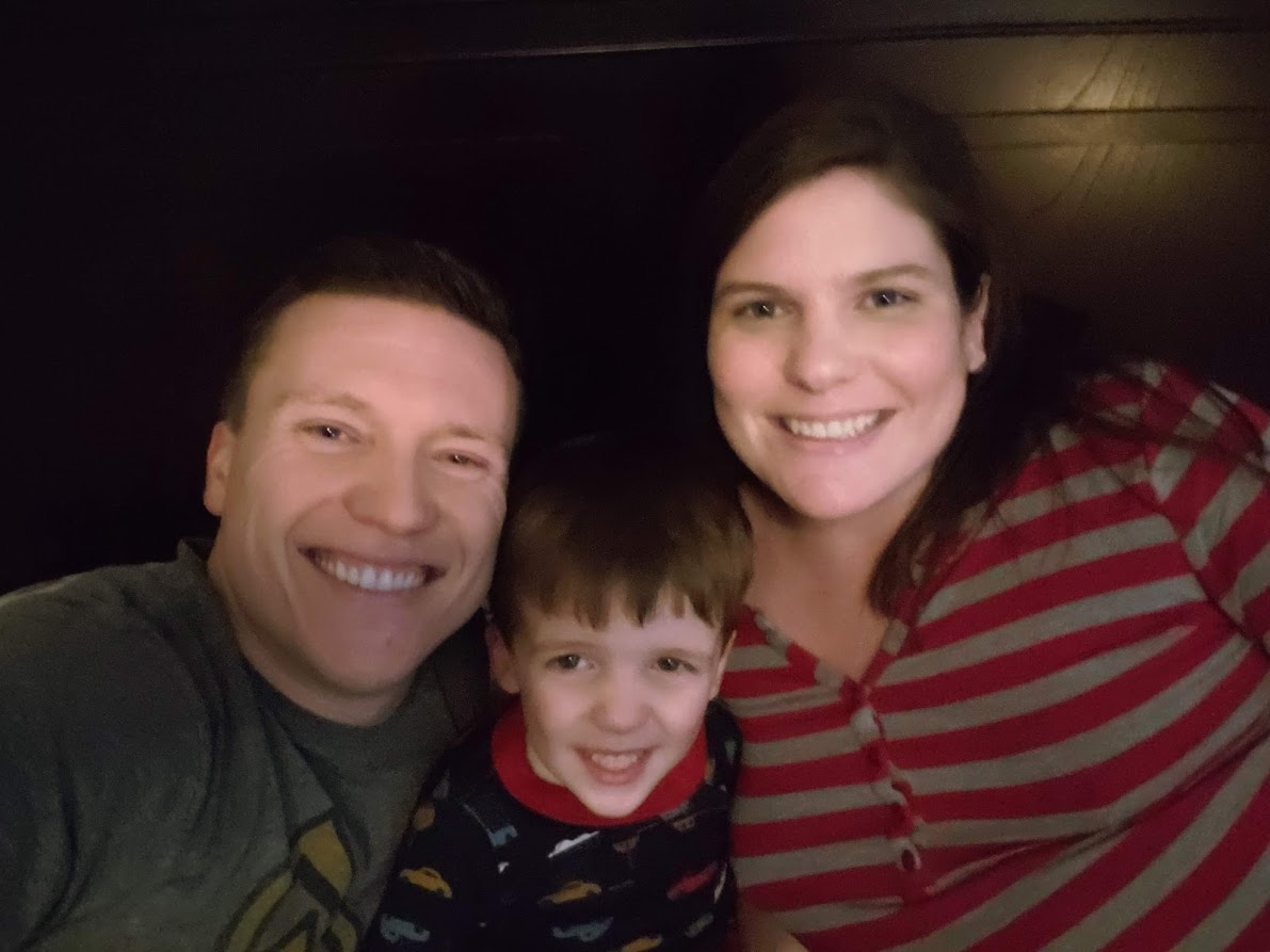 Last picture as a family of 3
