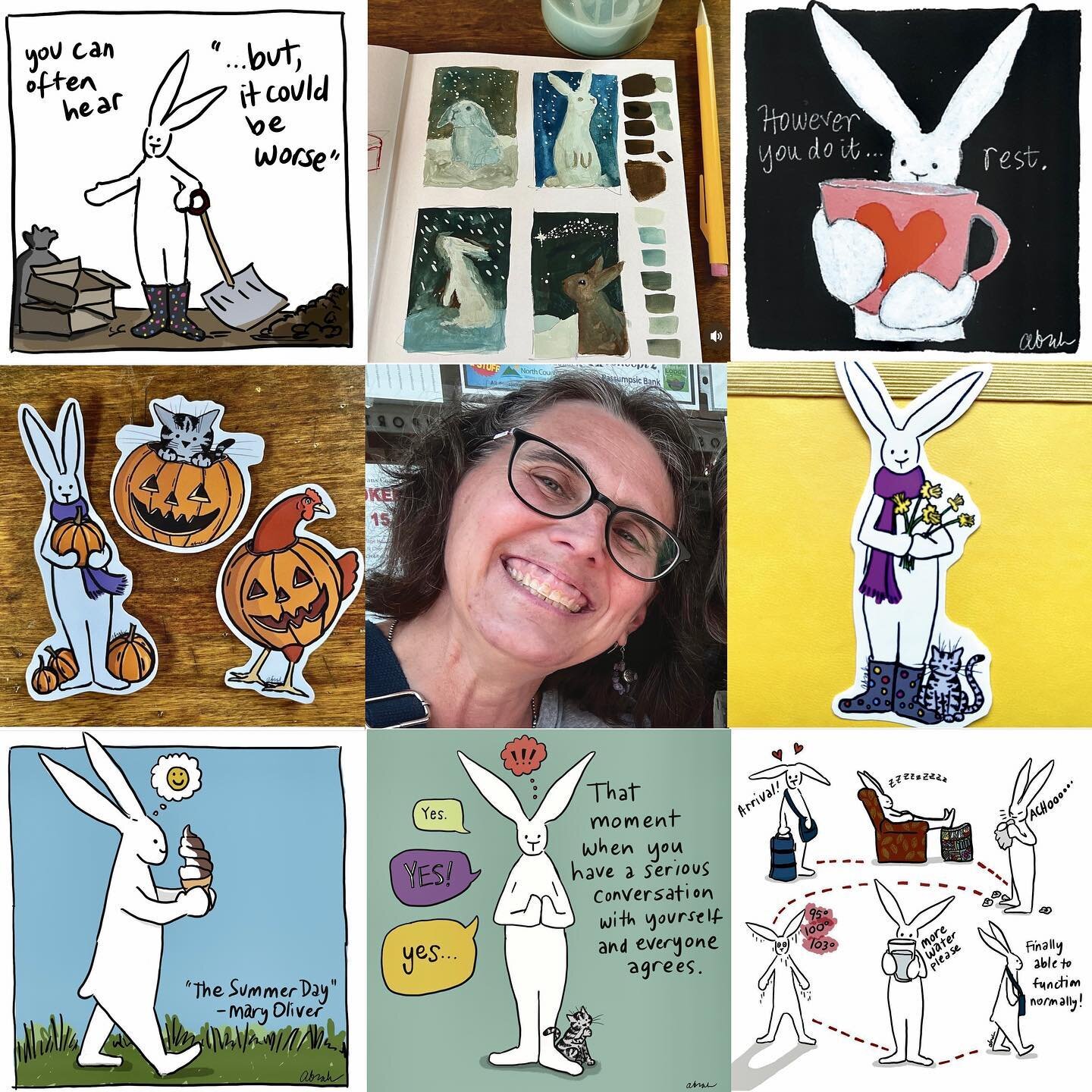 All the cool artists are doing it (year in review-ish)&hellip; 2023 you kicked my butt in different ways than 2022, but I still made it. #heckya #2023 #flood #friends #family #covid  #stickers #heartache #holidays #vermontartist
