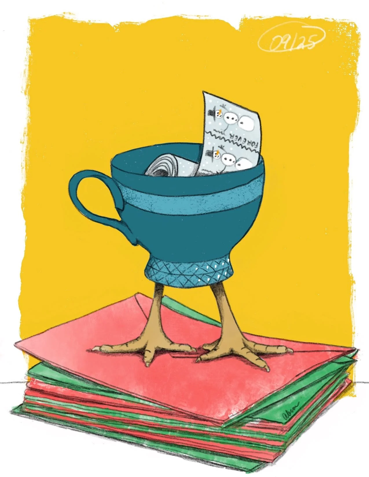 Time to get serious. You have your cards already, right? RIGHT? And your holiday stamps?!

#teacups #coffeemugs #countdown #holidaycards #USPS