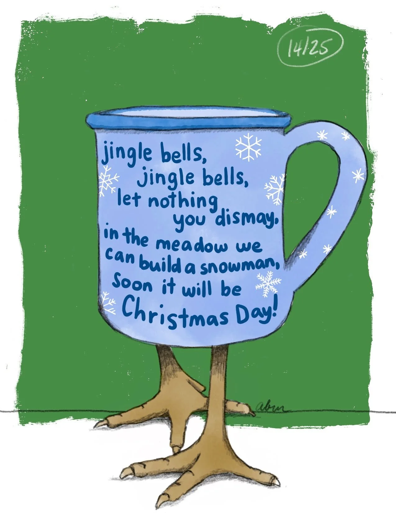 You&rsquo;re welcome. Are you sick of Christmas carols yet?

#teacups #coffeemugs #countdown #babayaga #christmascarols