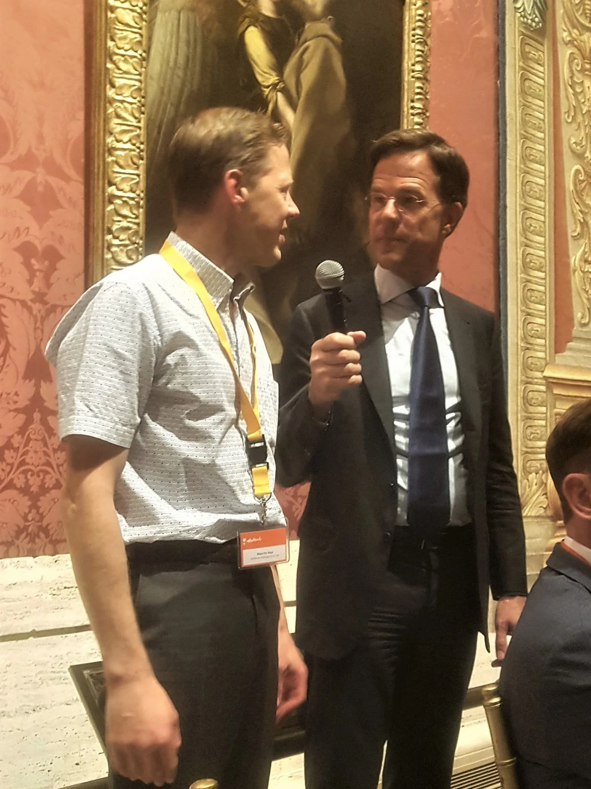 Prime Minister Mark Rutte and Mauritz Kop confer on exporting European ethical values to the USA via the Dutch AI Impact Assessment (ECP).