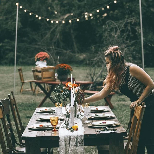 This year is flying by! I can&rsquo;t believe the Autumn Equinox was the beginning of this week 🍂🌗 Looking back to when we celebrated the Equinox last year with this beautiful and fun styled shoot! .
📸 @forestboundphotography