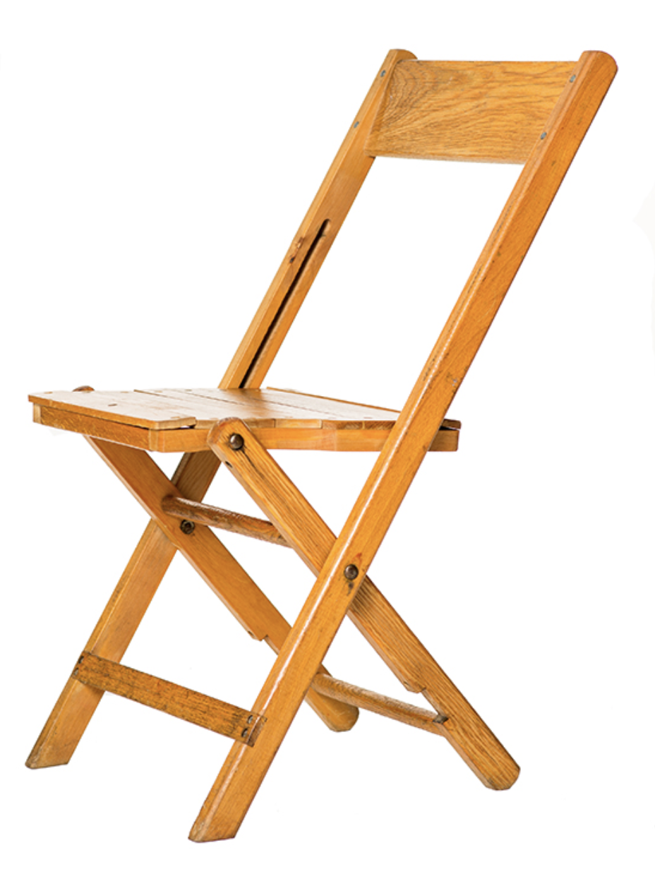 Vintage Wood Folding Chairs
