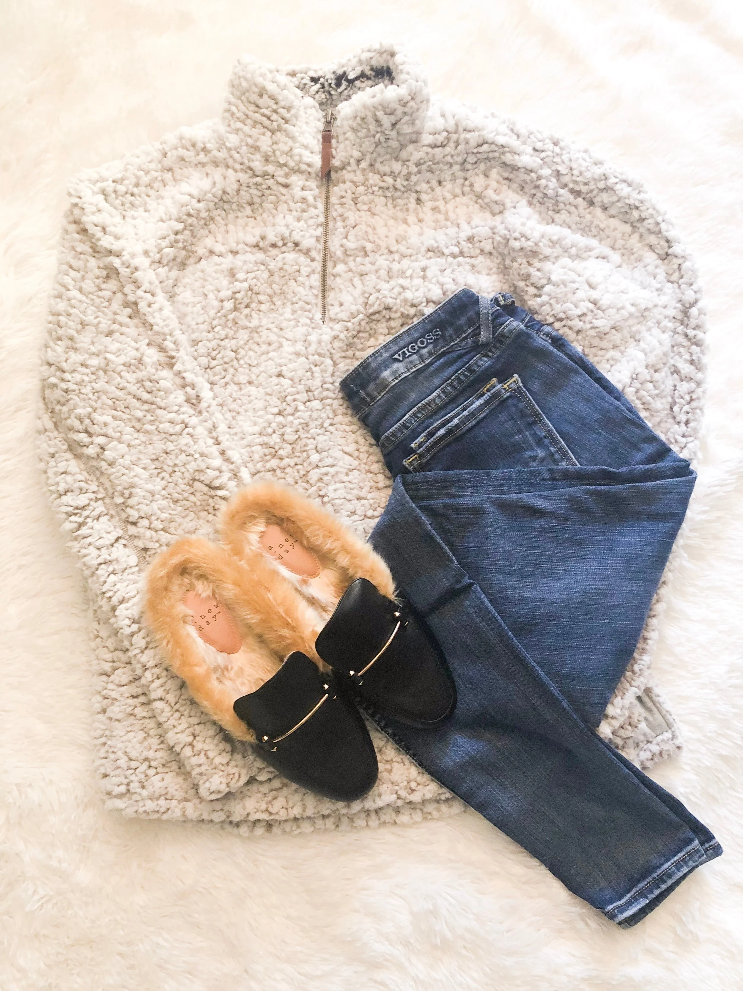 fur lined mules target
