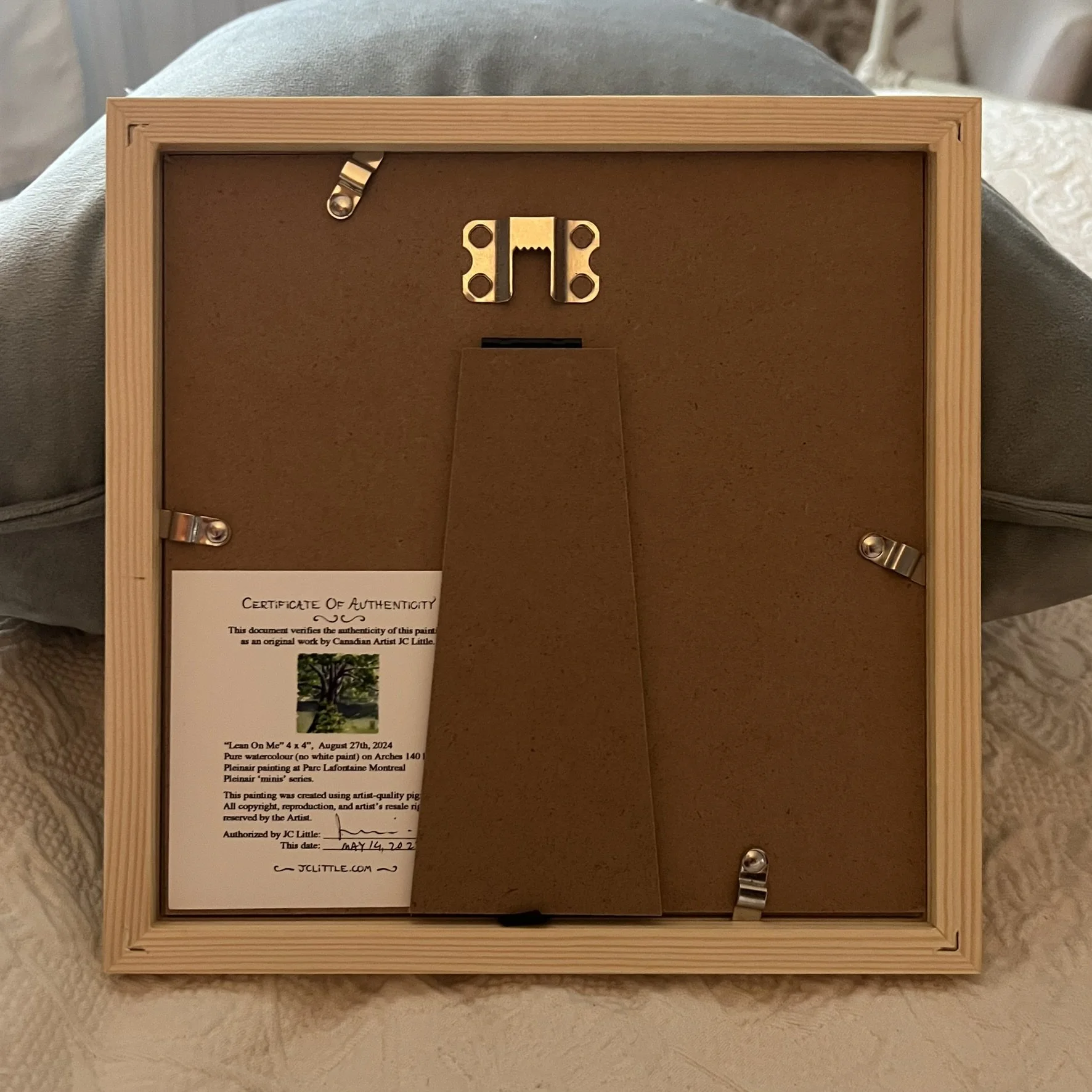 JCLittle-4x4 summer2024-08-27-Lean-On-Me-framed-back.JPEG