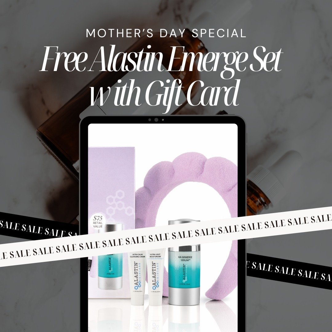 Treat a mom. Treat yourself. Whoever you're gifting, Raw Rituale has a little extra gift with any gift card purchase.

Spend $200 or more on a Gift Card and receive an Alastin Emerge Renewed Kit ($75 value).

Kit includes a headband, H.A. Immerse Ser