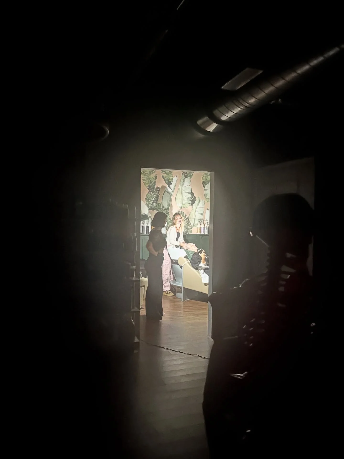 We have the best clients and the best stylists! 💖 The power went out on Garden Street tonight during our normal business hours.  The best was made of it by everyone on both sides of the chair!