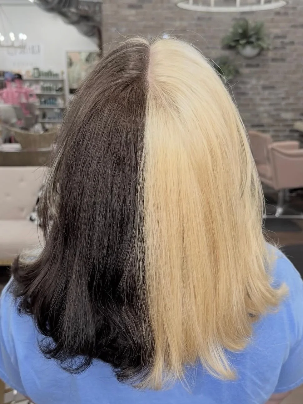 Split 🖤🤍 Dye
Shake things up with creative color! 

If you&rsquo;re down to experiment with something a little different, we&rsquo;ve got a crew that can make it happen!

www.hairandco.salon
.
.
.
#pensacola #pensacolahair #pensacolahairstylist #pe