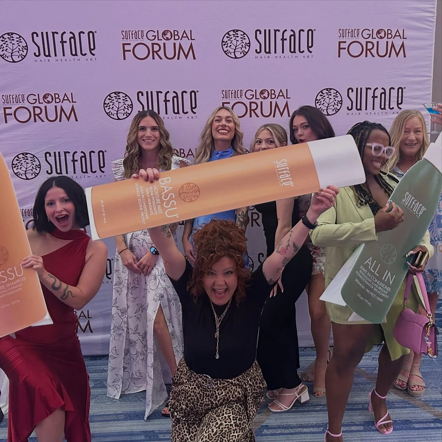 What a night! 🥂 Love this crew and the energy they bring wherever we go. Couldn&rsquo;t ask for a better team to share the spotlight with! 💖 #SalonFam #VIPEvent #GoodVibesOnly