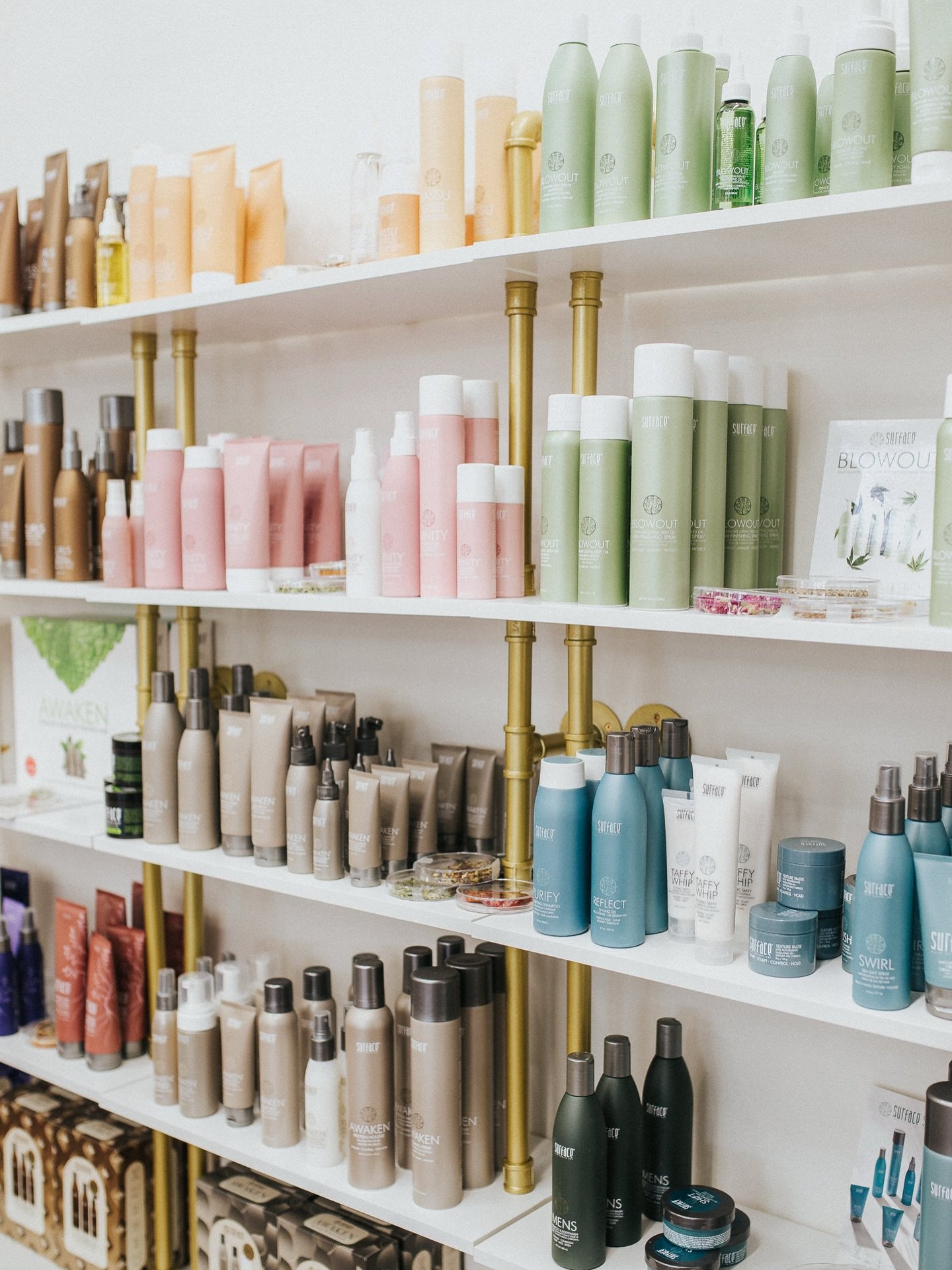 Shop our boutique!
We&rsquo;ll help out with product recommendations that uour hair will love. 

Or purchase a Hair+Co gift card for salon products + services to give to a friend!
#shoplocalpensacola
.
.
.
#pensacola #pensacolahair #pensacolahairstyl