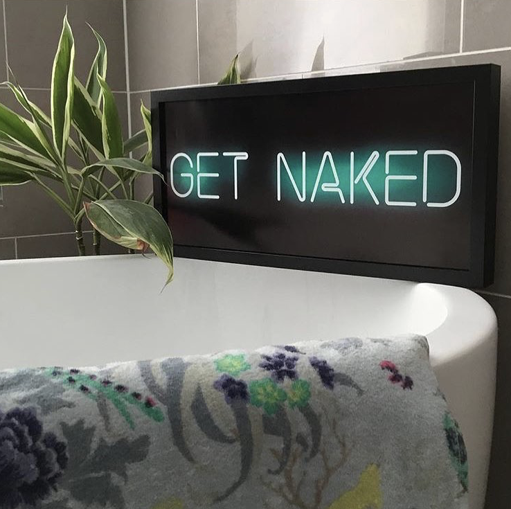 GET NAKED PRINT  - AVAILABLE IN 9 COLOURS